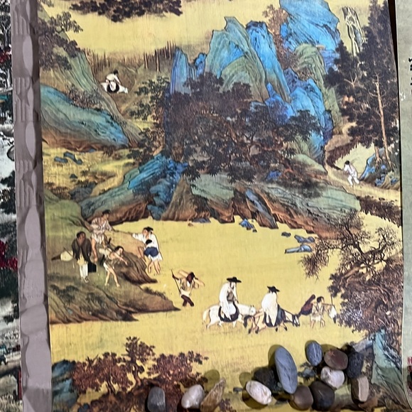 These are reproductions-famous Chinese paintings from antiquity Beautiful qty 4 - Picture 5 of 13